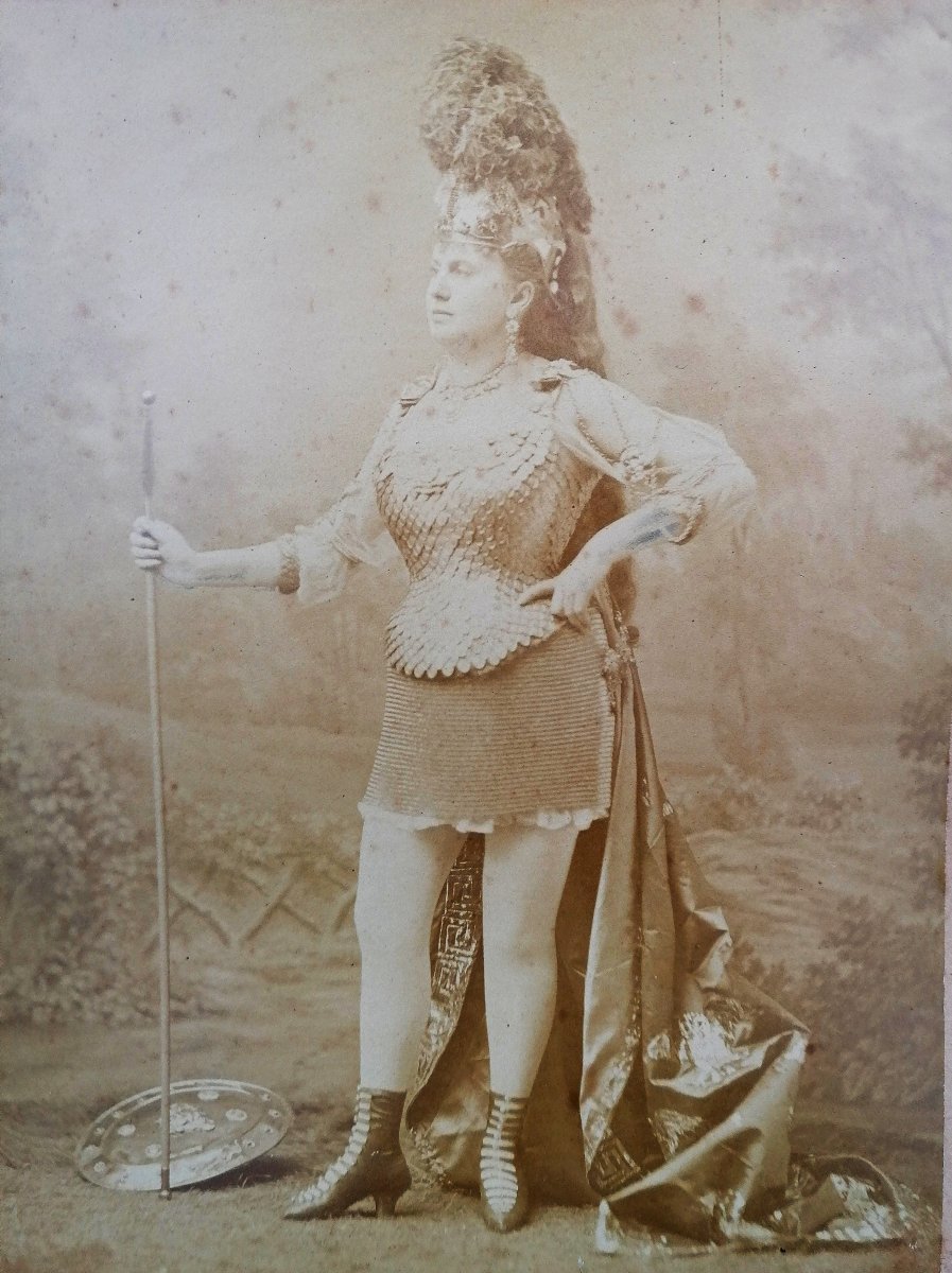 Photograph - Gaston-mathieu - Portrait Of Blanche d'Antigny 1842–1874 - Actress - 25.5 X 19.5-photo-2