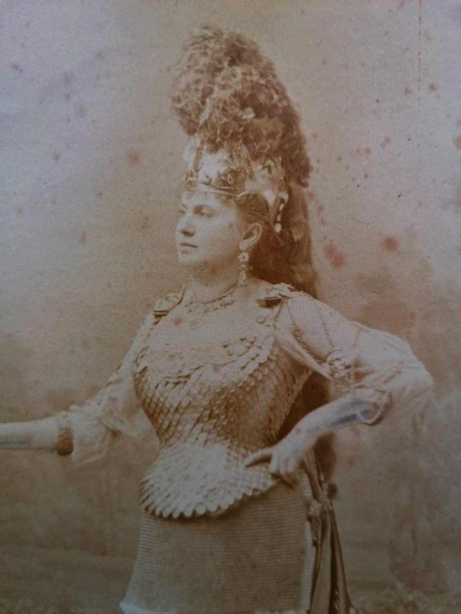 Photograph - Gaston-mathieu - Portrait Of Blanche d'Antigny 1842–1874 - Actress - 25.5 X 19.5-photo-3