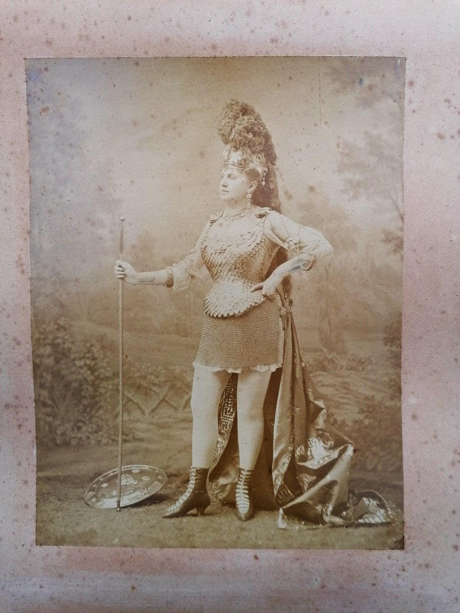 Photograph - Gaston-mathieu - Portrait Of Blanche d'Antigny 1842–1874 - Actress - 25.5 X 19.5