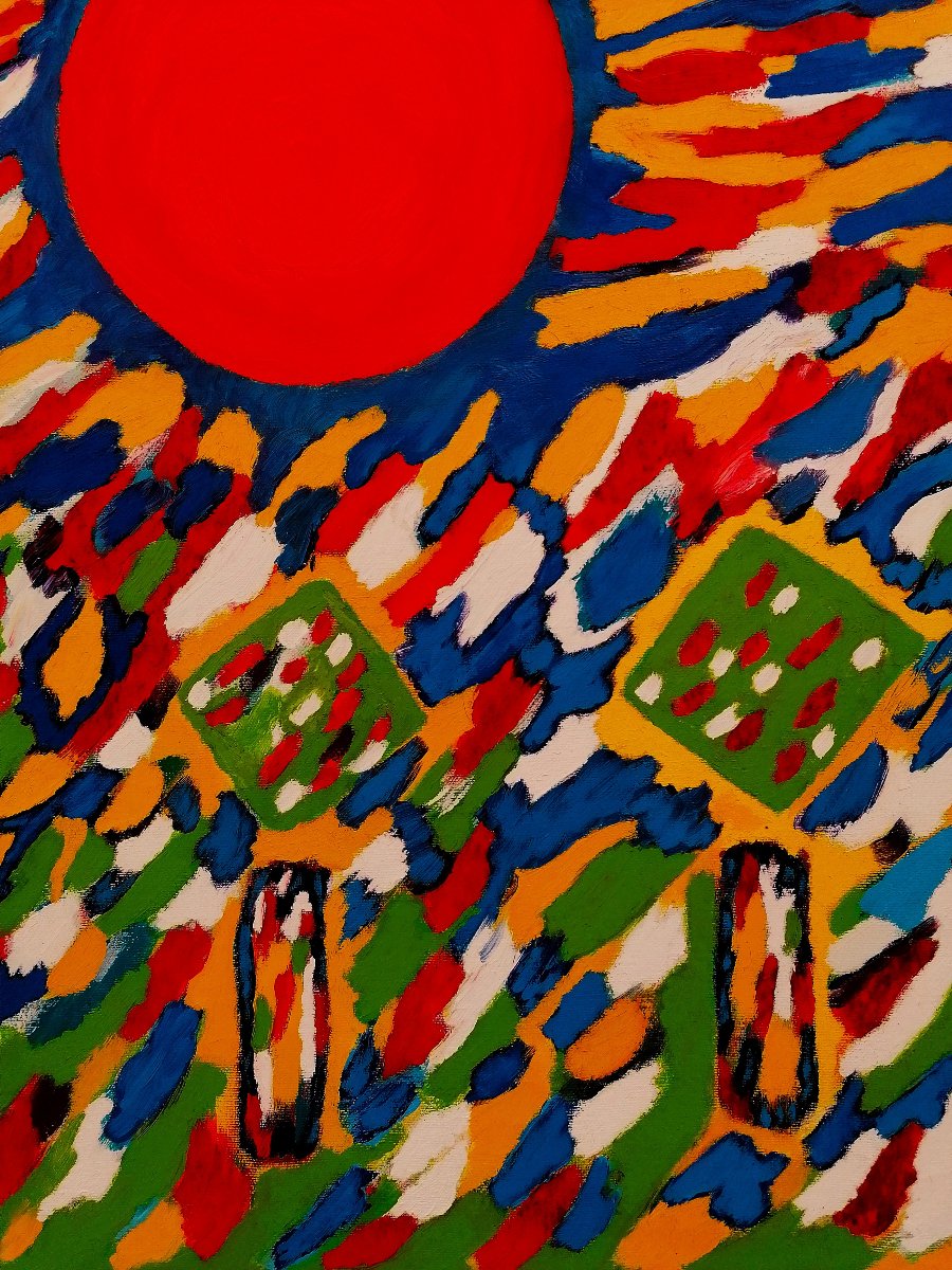 Franz Jochum - Oil On Canvas - Abstract Painting - 20th Century - German School? -photo-4