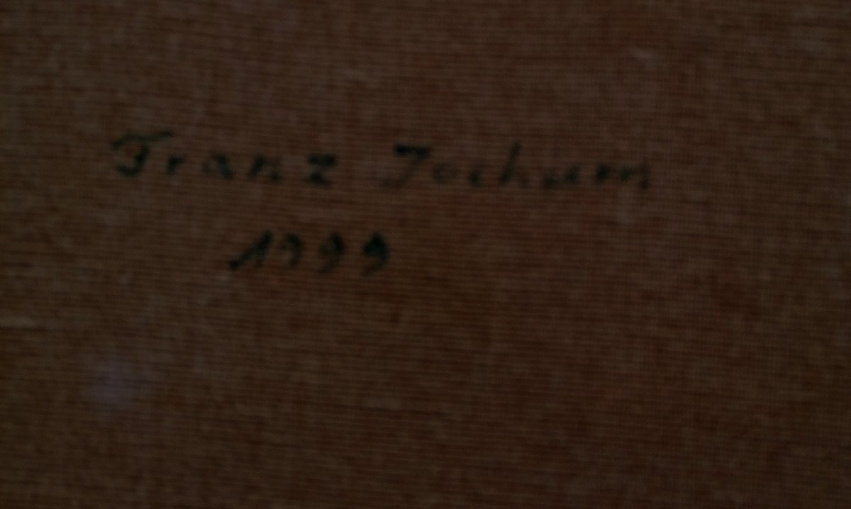 Franz Jochum - Oil On Canvas - Abstract Painting - 20th Century - German School? -photo-2