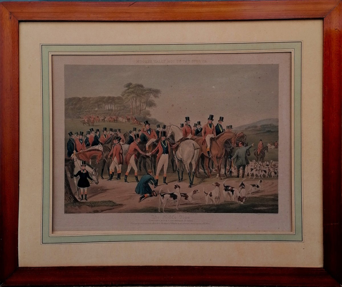 Francis Calcraft Turner - Aquatint - Fox Hunt  - 19th Century - English School - 1/2 -