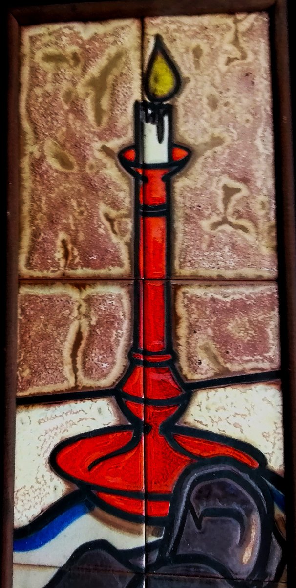 Natacha Fidler - Ceramic Panel - Still Life - 20th Century --photo-3