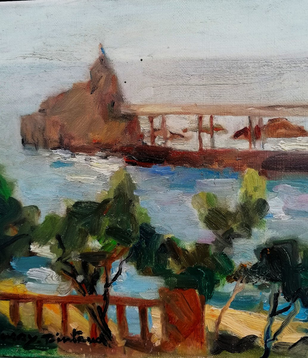 Louise d'Aussy Pintaud 1900–1990 - Biarritz - The Virgin's Rock --photo-3