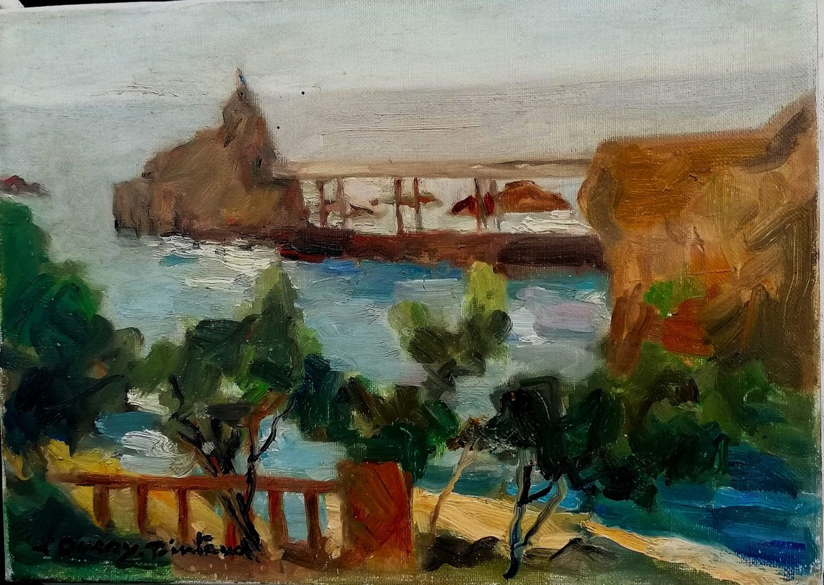 Louise d'Aussy Pintaud 1900–1990 - Biarritz - The Virgin's Rock -