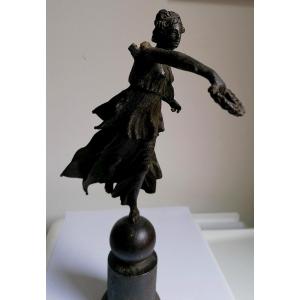 Giorgio Sommer - Sculpture En Bronze Trouvée a Pompei - Musée De Naples - Victoire - XIXème -