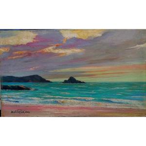 Jean Verdier 1901-1969 - Marine - Seaside - Circa 1924 - 