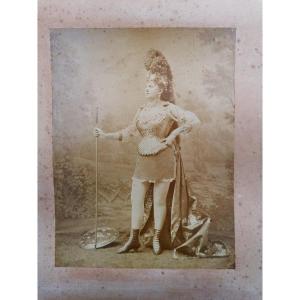 Photograph - Gaston-mathieu - Portrait Of Blanche d'Antigny 1842–1874 - Actress - 25.5 X 19.5