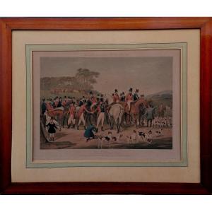 Francis Calcraft Turner - Aquatint - Fox Hunt - 19th Century - English School - 1/2 -