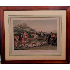 Francis Calcraft Turner - Aquatint - Fox Hunt - 19th Century - English School - 2/2 -