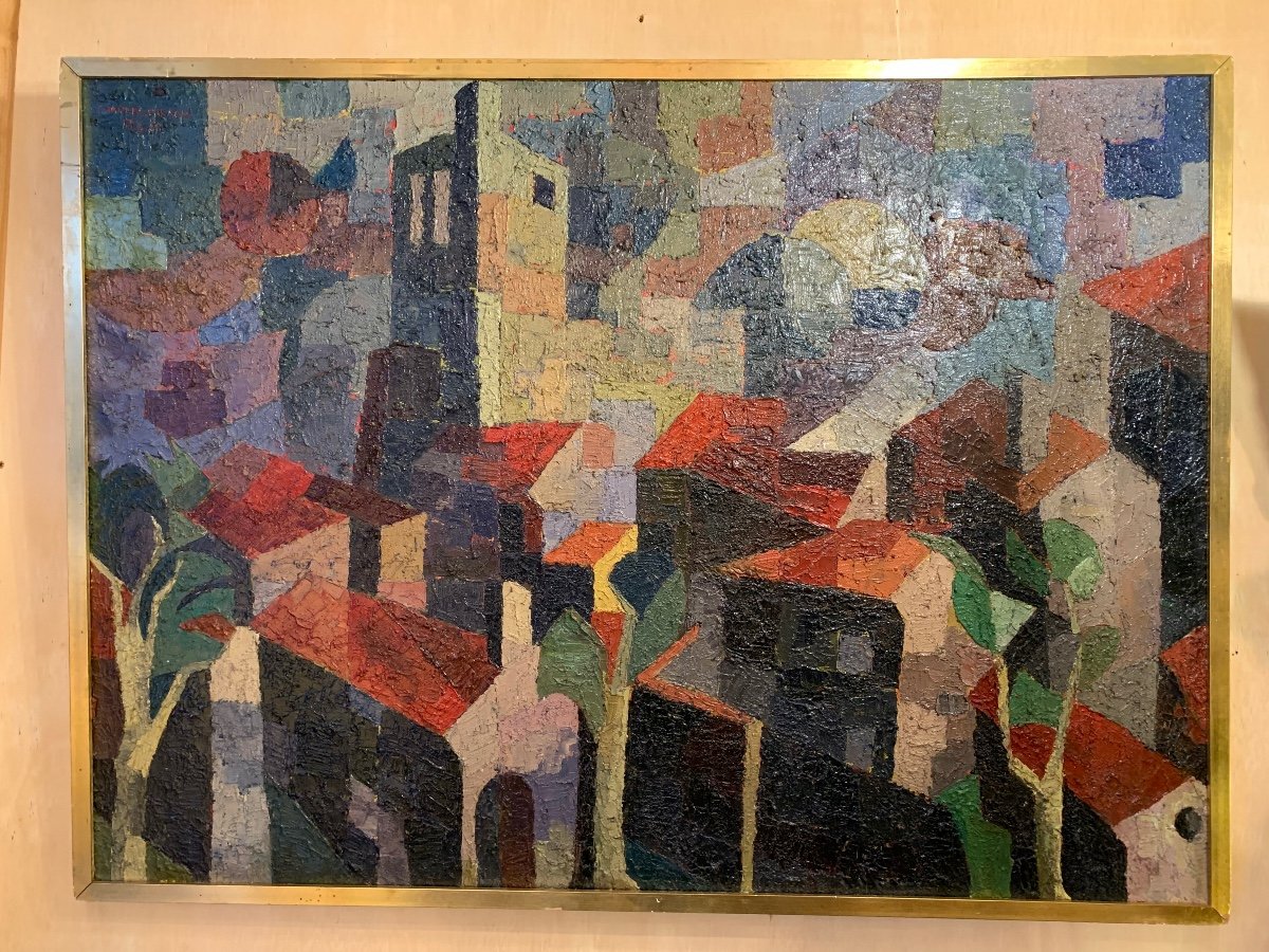 Huile Sur Toile   Charles  Cassoli