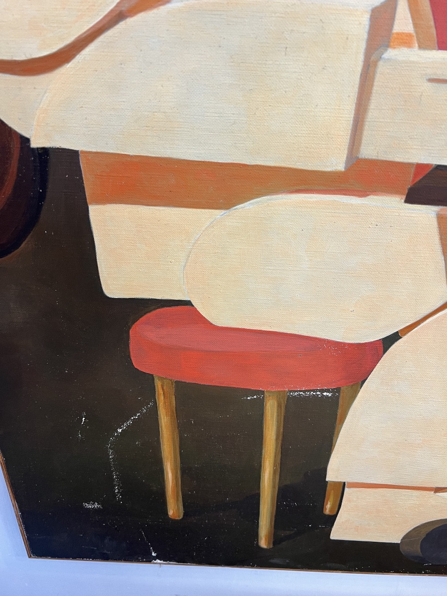 Painting By Gérard Teichert-photo-2