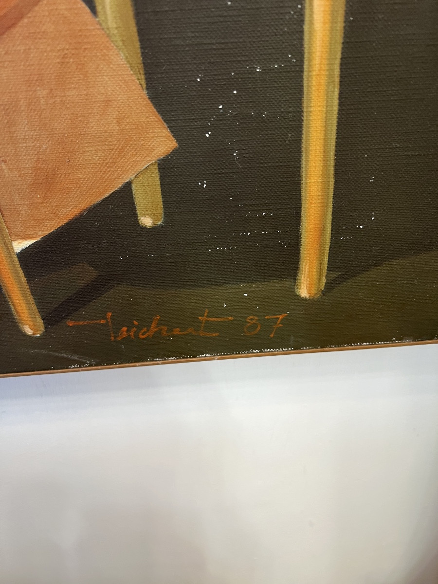 Painting By Gérard Teichert-photo-3