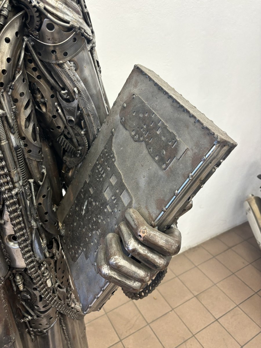 Statue de la liberté en pièce automobiles (metal)-photo-3