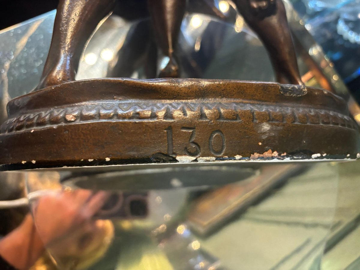 Statut lutteur en platre -photo-1