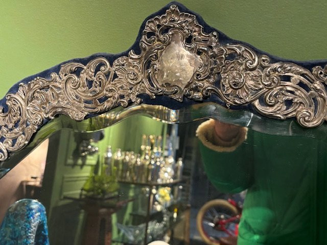 Large Solid Silver Mirror-photo-3