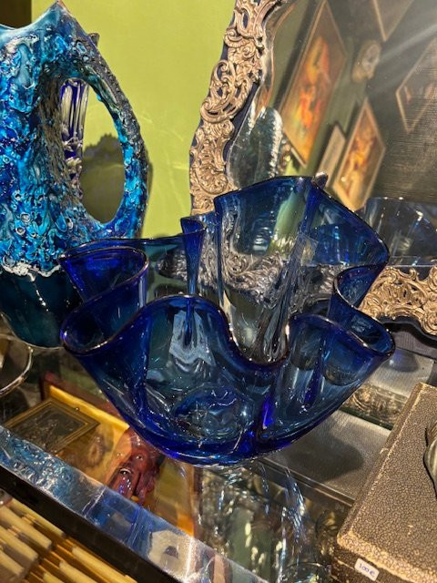 Vase Makora bleue-photo-3