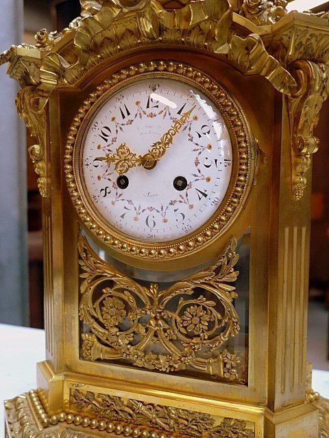 Louis XVI Style Clockset-photo-2