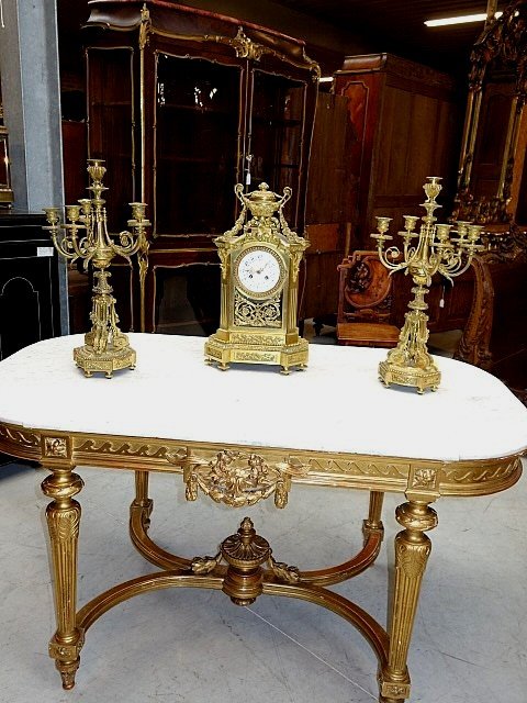 Louis XVI Style Clockset