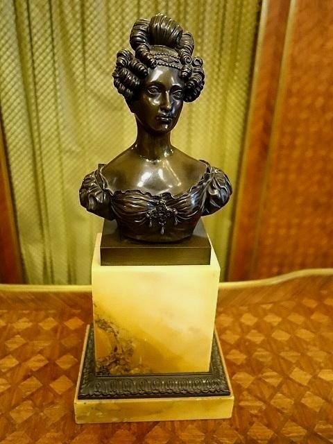 Bronze Bust Charles X Period-photo-3