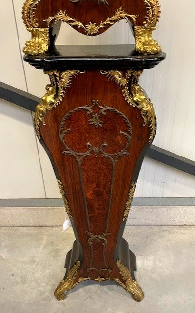 Cartel And Its Louis XV Style Pedestal-photo-3