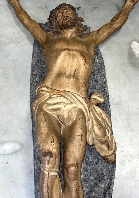 Cast Iron Christ Height = 180 Centimetres -photo-3