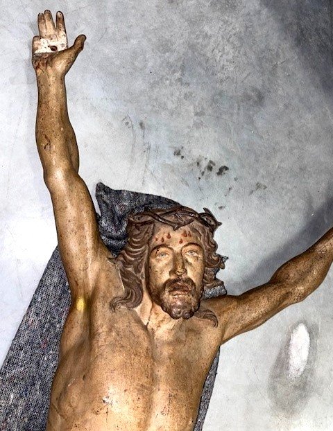 Cast Iron Christ Height = 180 Centimetres -photo-3
