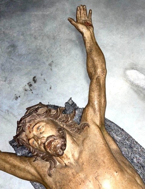 Cast Iron Christ Height = 180 Centimetres -photo-4