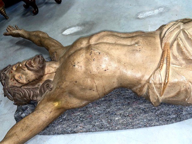 Cast Iron Christ Height = 180 Centimetres -photo-6