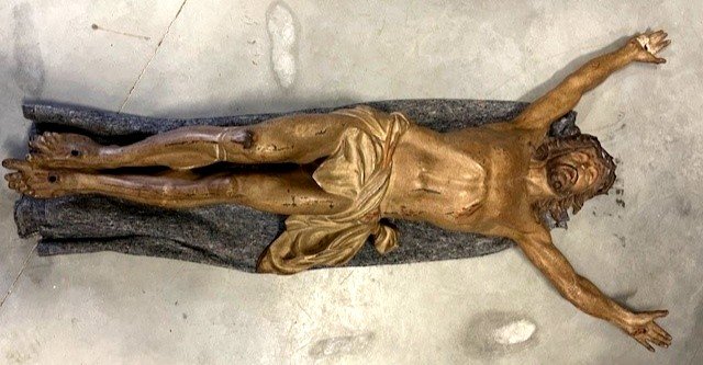 Cast Iron Christ Height = 180 Centimetres -photo-7
