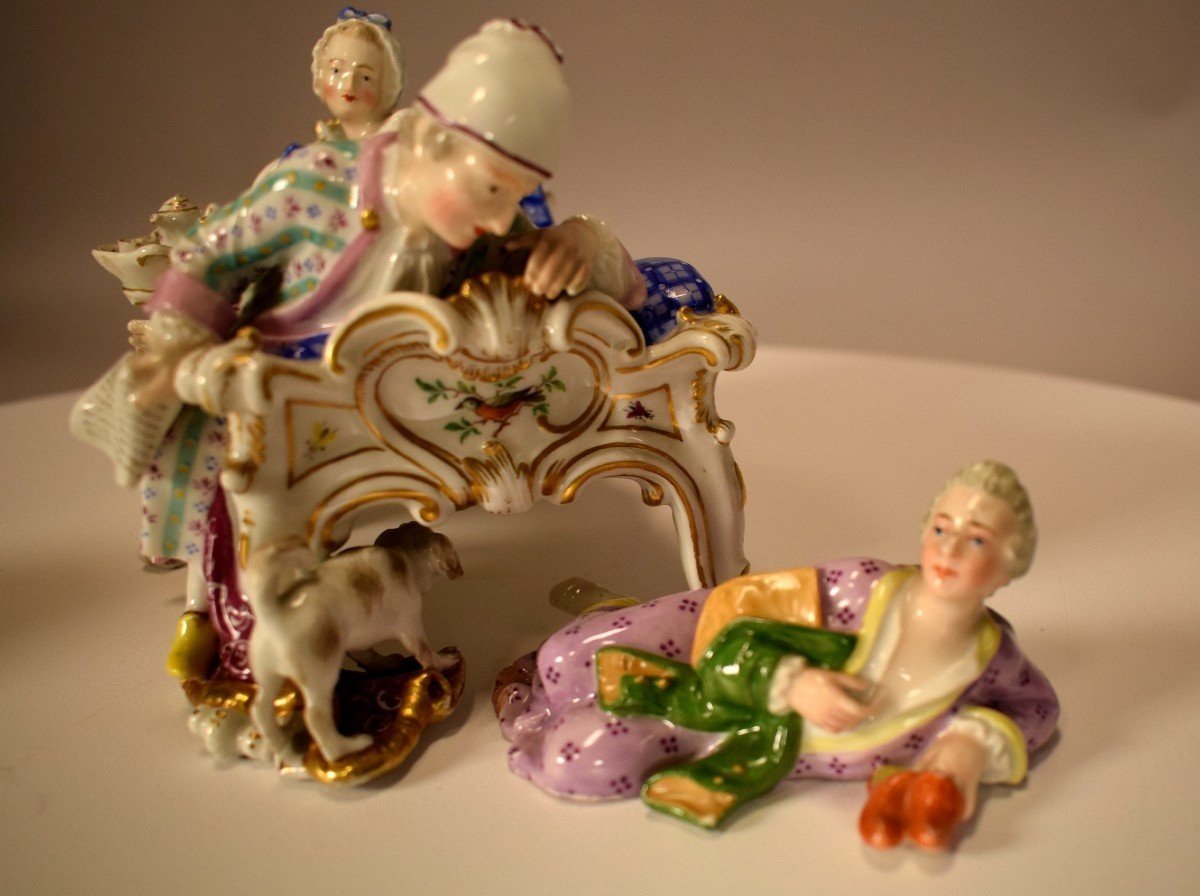 Porcelaine De Meissen Du 18e Siècle-photo-2