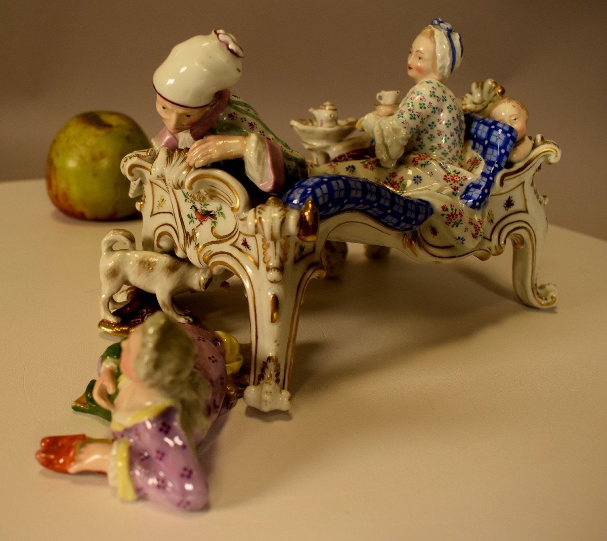 Porcelaine De Meissen Du 18e Siècle-photo-3