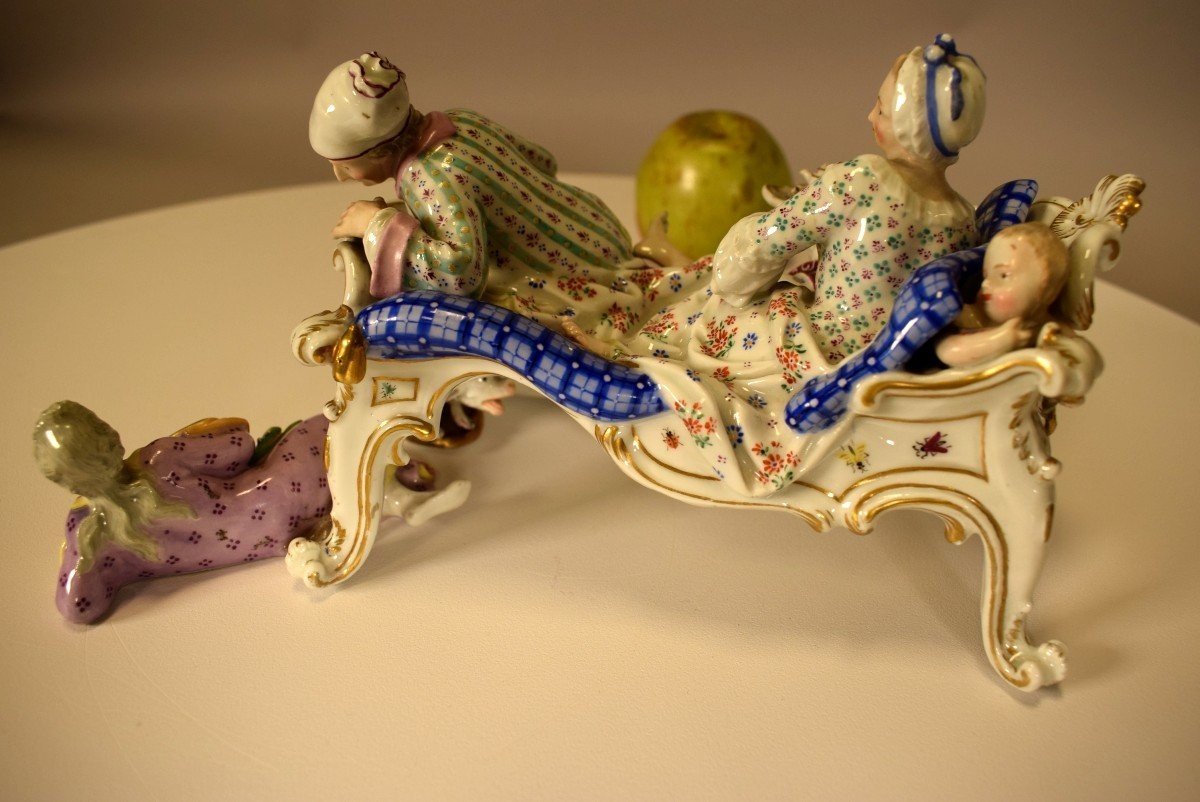 Porcelaine De Meissen Du 18e Siècle-photo-4