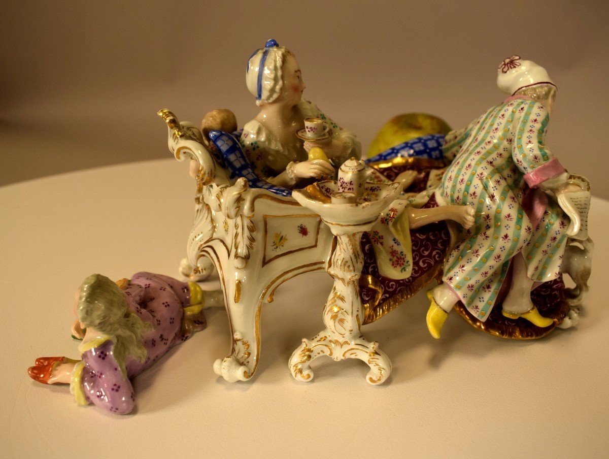 Porcelaine De Meissen Du 18e Siècle-photo-1