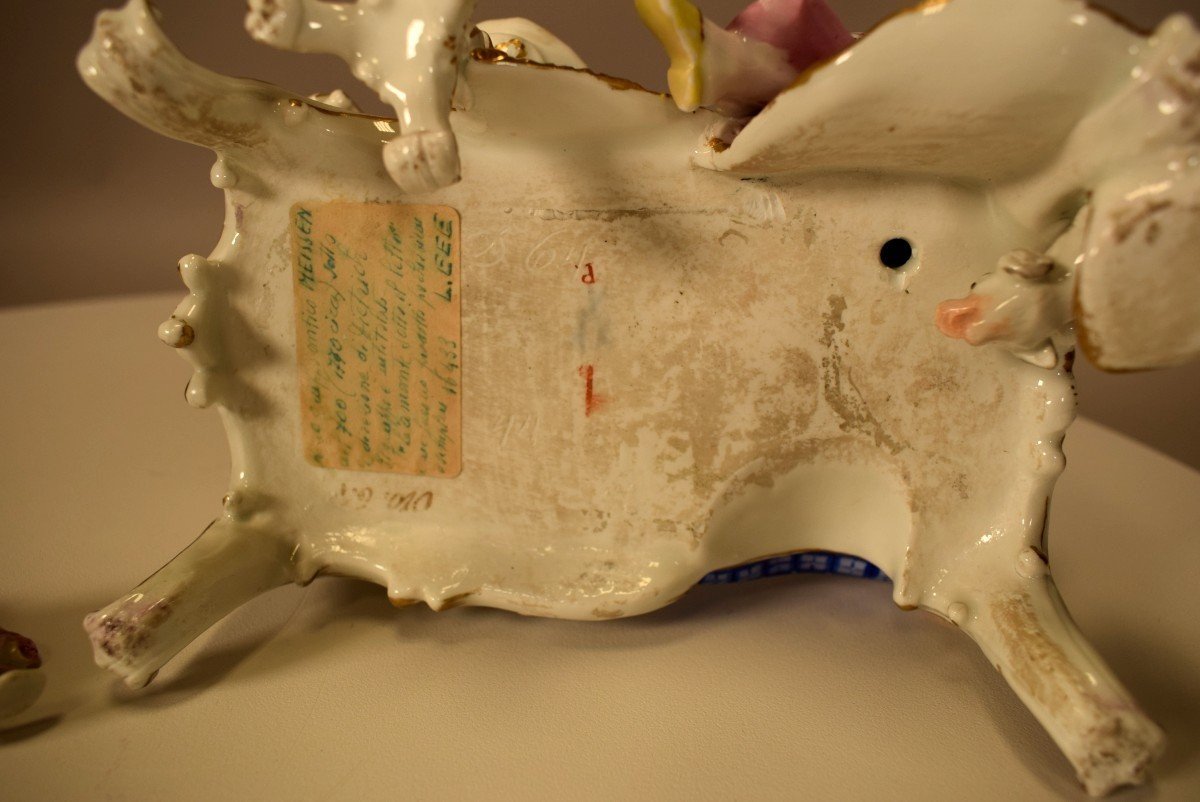 Porcelaine De Meissen Du 18e Siècle-photo-2
