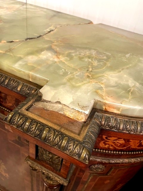 Bahut En Marqueterie De Style Louis XVI -photo-3