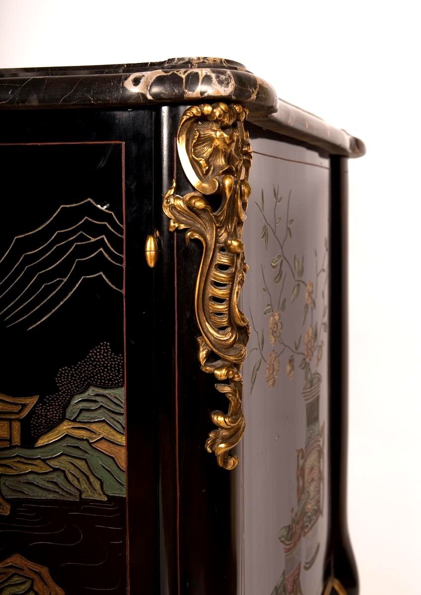 Louis XV Style Chinese Lacquer Furniture-photo-1