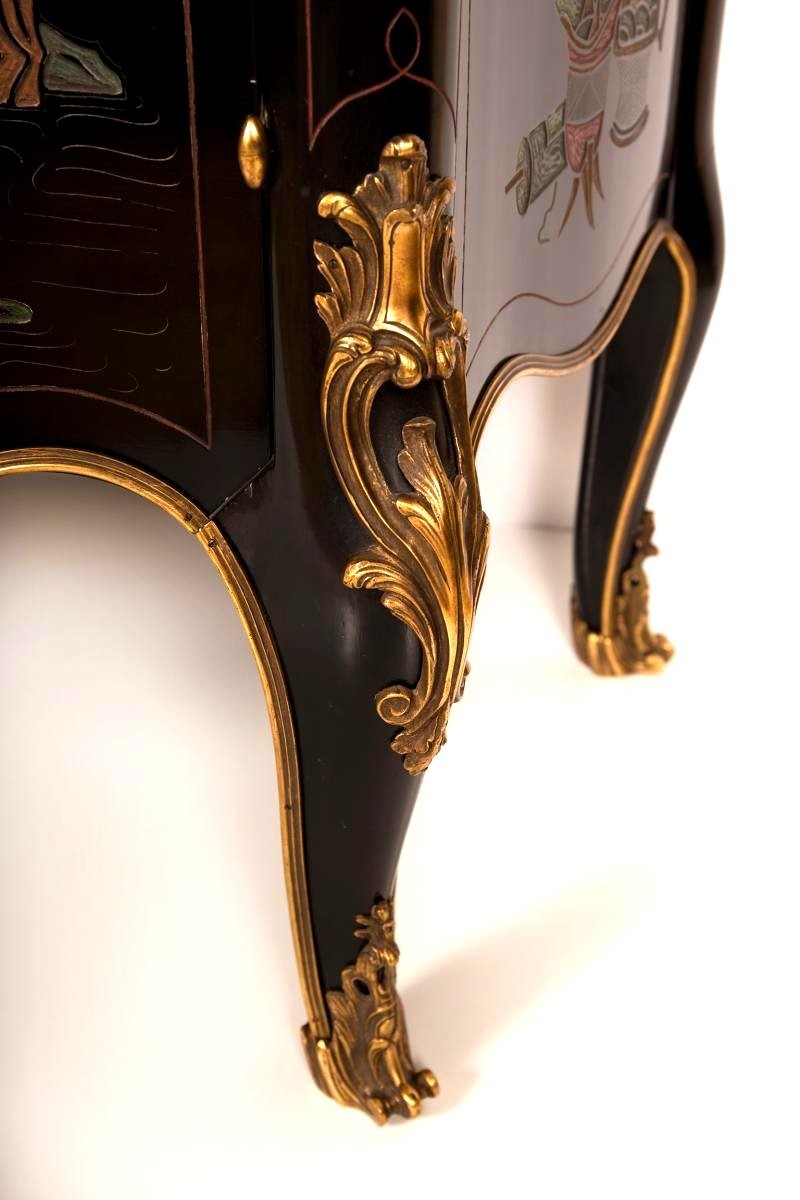 Louis XV Style Chinese Lacquer Furniture-photo-3