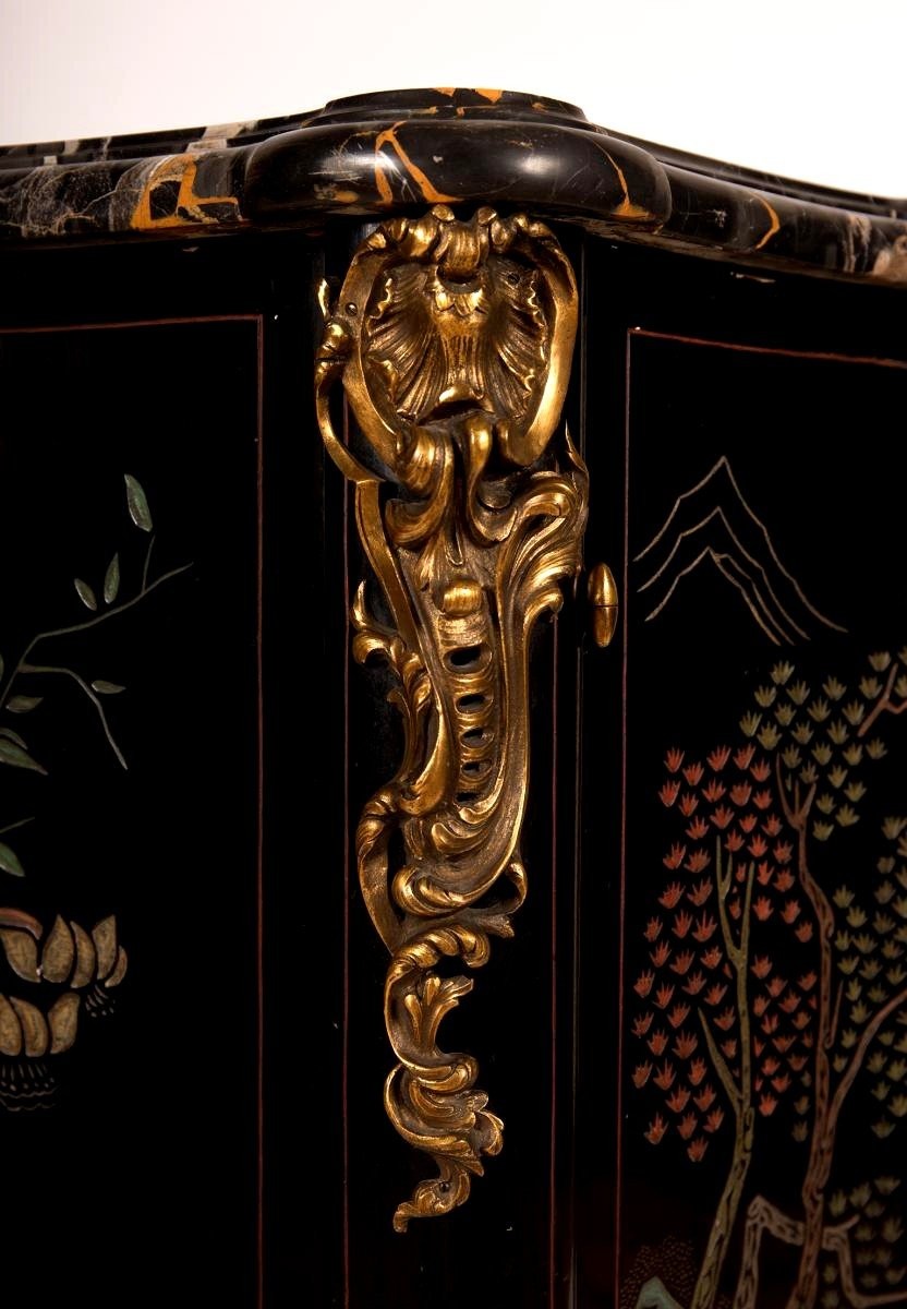 Louis XV Style Chinese Lacquer Furniture-photo-6