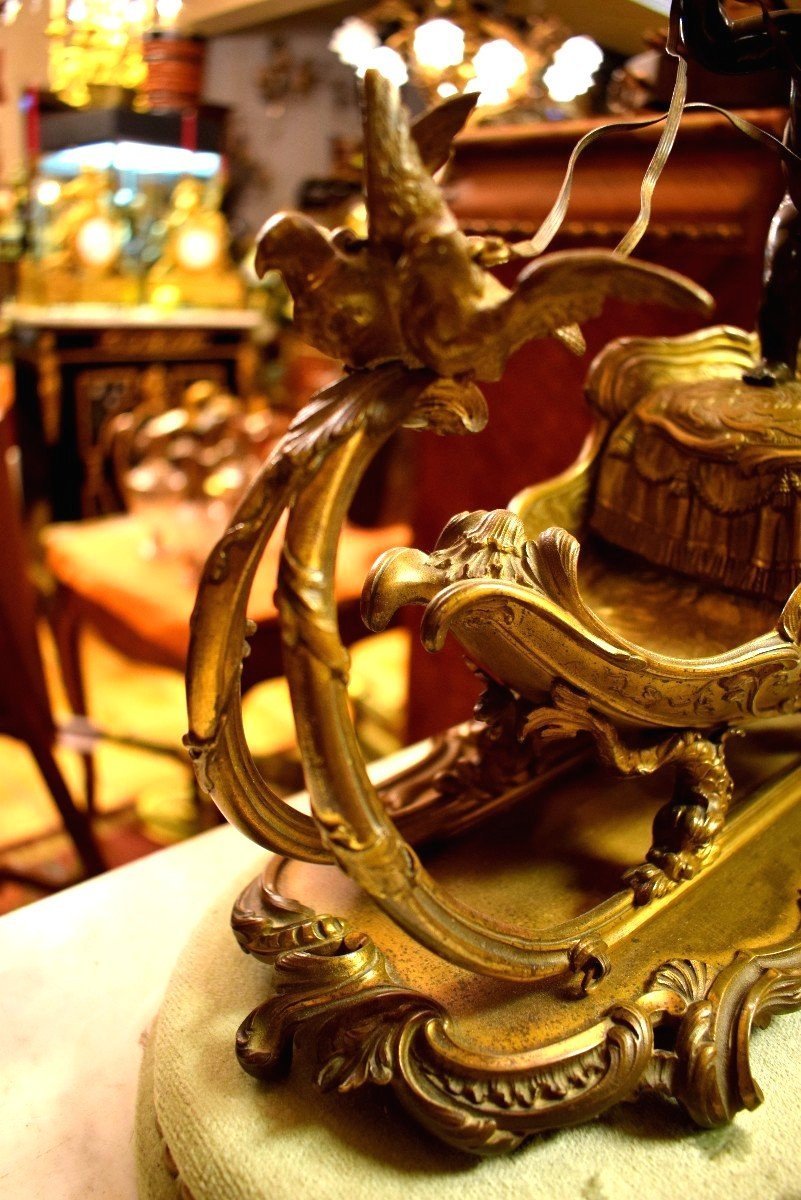 Louis XV Clockset Attributed To François Linke -photo-6