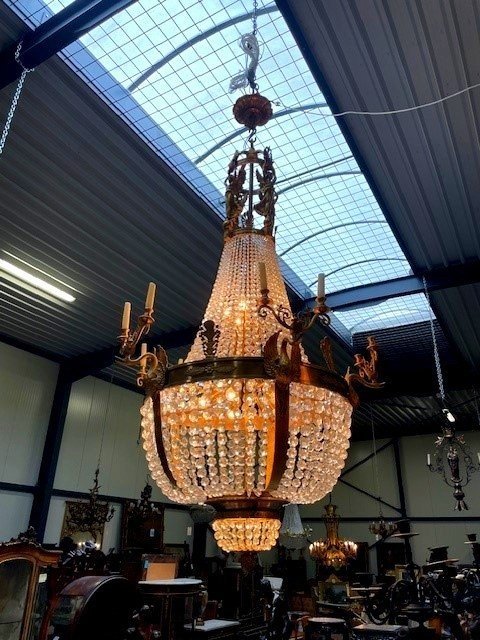 Paire De Lustres Mongolfière d'une Taille gigantesque -photo-4