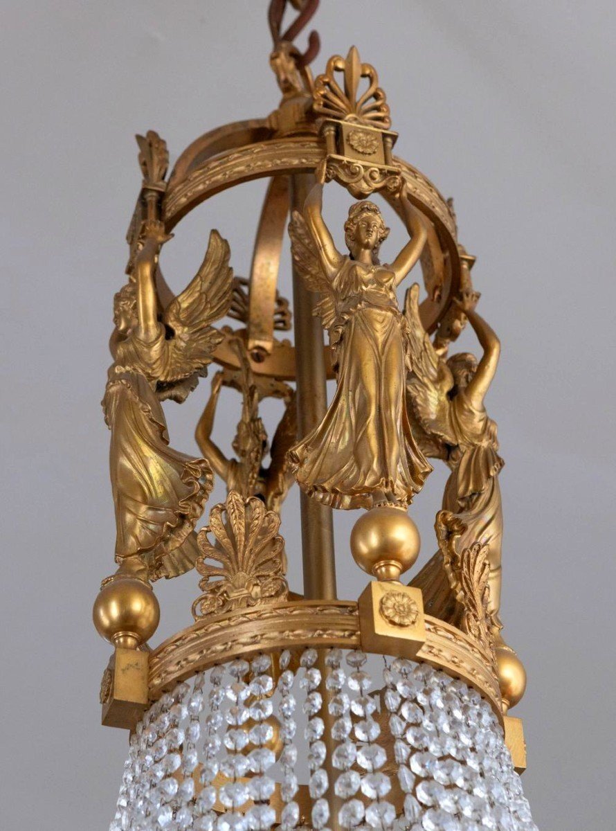Pair Of Gigantic "mongolfière" Chandeliers -photo-2