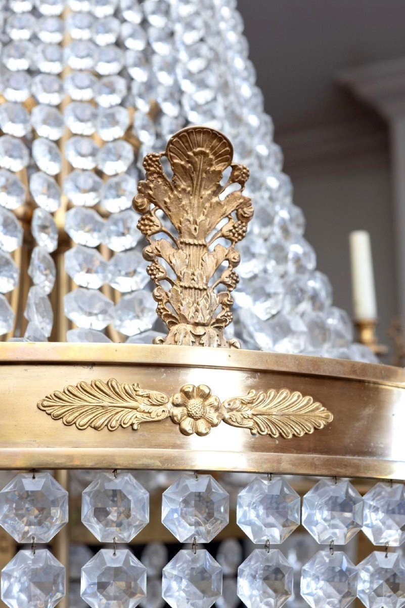 Pair Of Gigantic "mongolfière" Chandeliers -photo-3