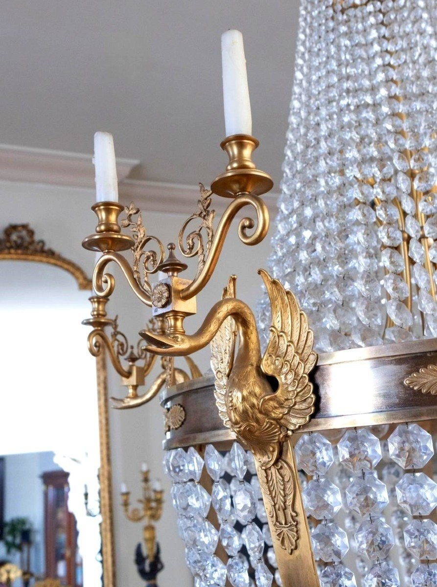 Pair Of Gigantic "mongolfière" Chandeliers -photo-4