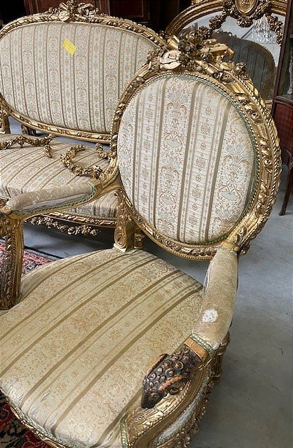 Salon en bois doré-photo-5