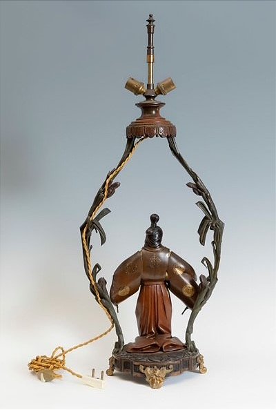 Japanese Lamp Meijji Period-photo-1