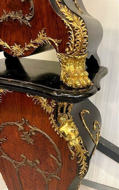 Pendule et sa gaine de style Louis XV -photo-4