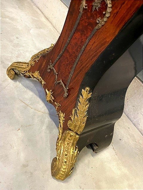 Pendule et sa gaine de style Louis XV -photo-5