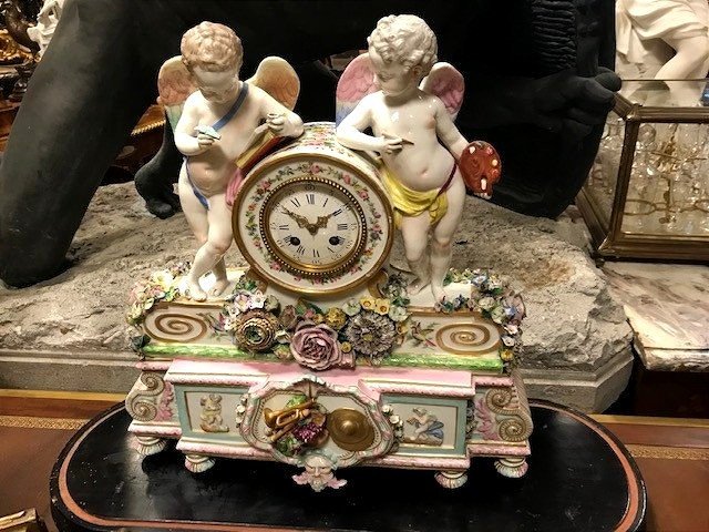 Large Porcelain Clock -photo-2