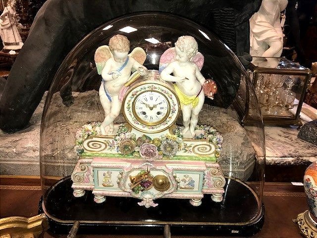 Large Porcelain Clock -photo-2